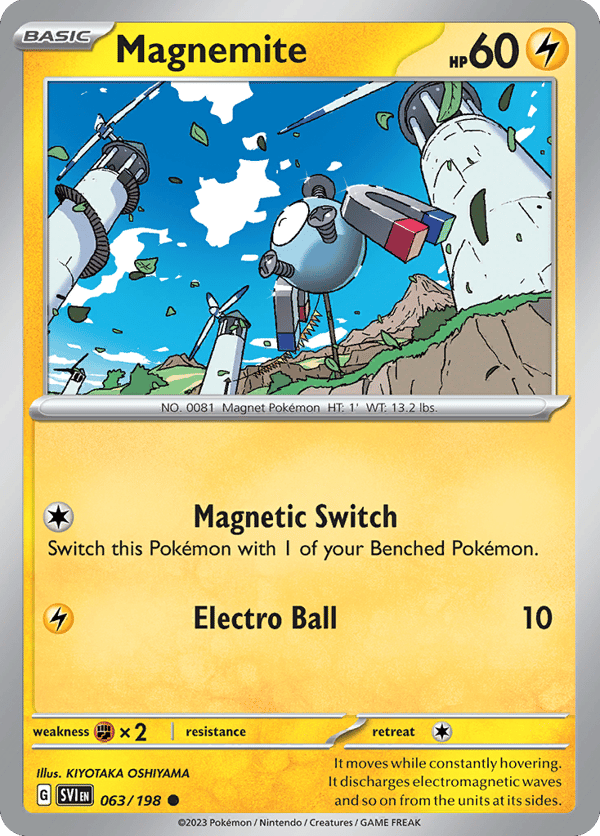 Magnemite – Common – Scarlet & Violet