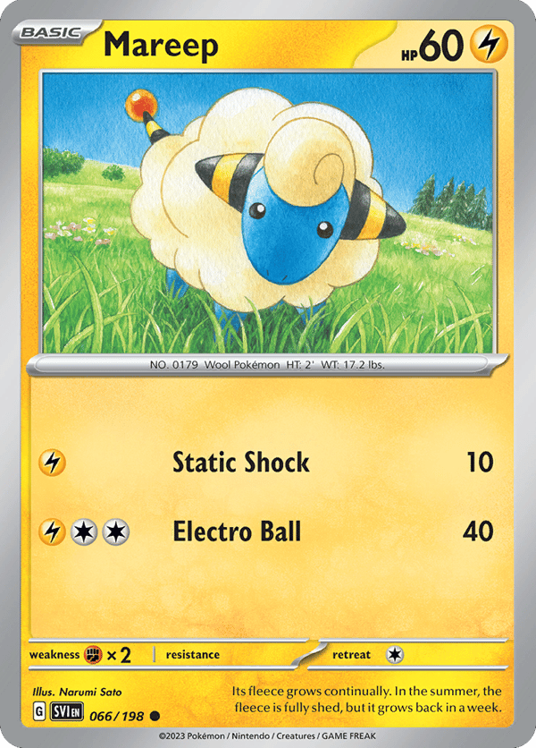 Mareep – Common – Scarlet & Violet