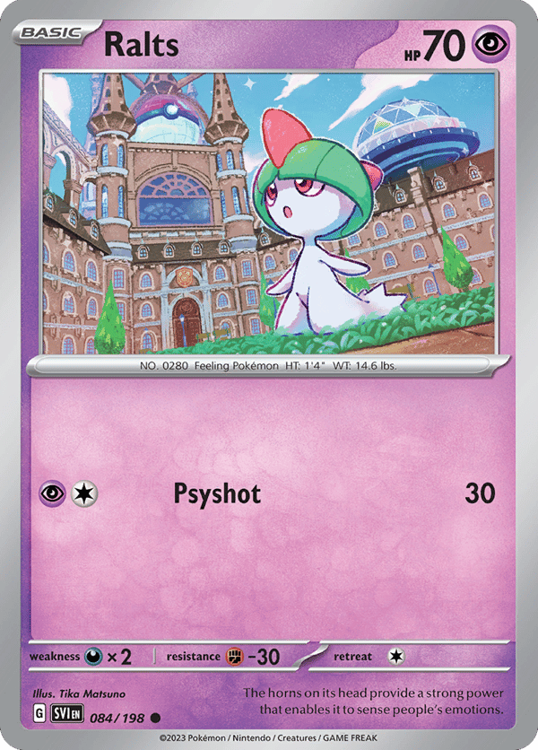 Ralts – Common – Scarlet & Violet