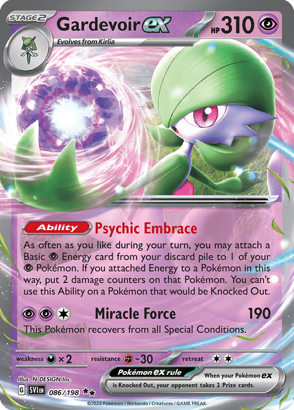 Gardevoir ex – Double Rare – Scarlet & Violet