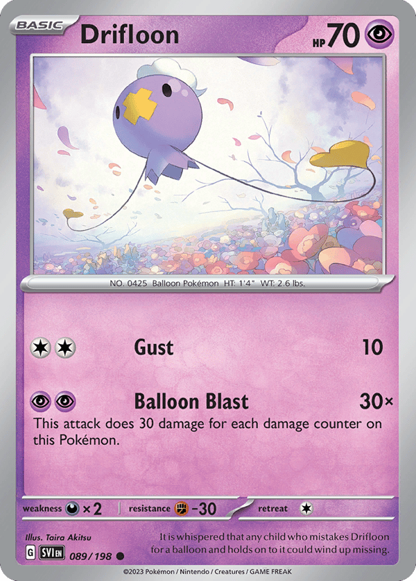 Drifloon – Common – Scarlet & Violet