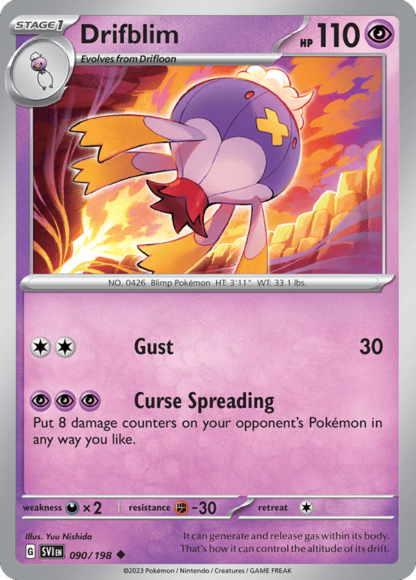 Drifblim – Uncommon – Scarlet & Violet