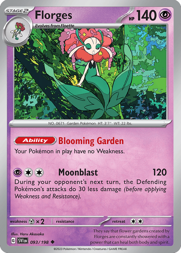 Florges – Uncommon – Scarlet & Violet
