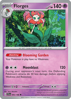 Florges – Uncommon – Scarlet & Violet