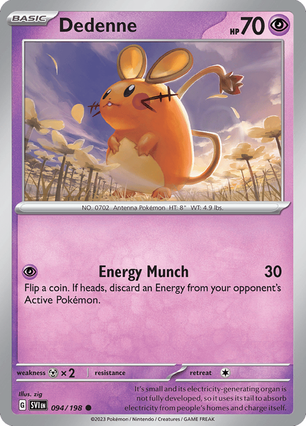 Dedenne – Common – Scarlet & Violet