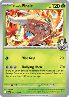 Ethan's Pinsir – Uncommon – Destined Rivals