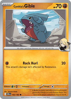 Cynthia's Gible – Common – Destined Rivals