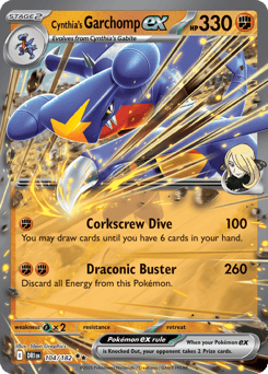 Cynthia's Garchomp ex – Double Rare