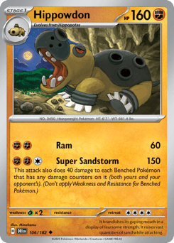 Hippowdon – Uncommon – Destined Rivals