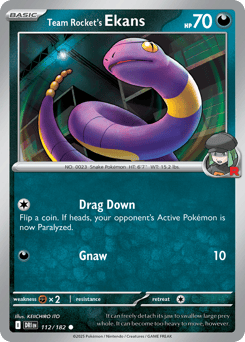 Team Rocket's Ekans – Common