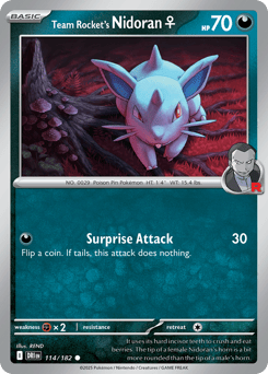 Team Rocket's Nidoran♀ – Common – Destined Rivals