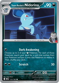 Team Rocket's Nidorina – Common – Destined Rivals