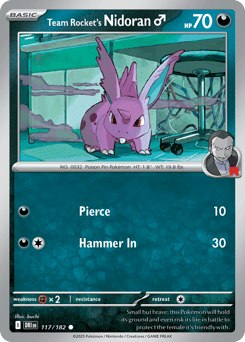 Team Rocket's Nidoran♂ – Common – Destined Rivals