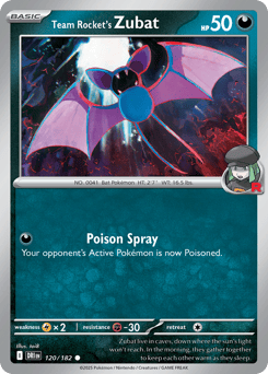 Team Rocket's Zubat – Common – Destined Rivals