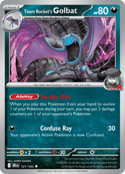 Team Rocket's Golbat – Uncommon – Destined Rivals