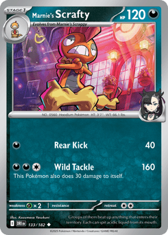 Marnie's Scrafty – Uncommon – Destined Rivals