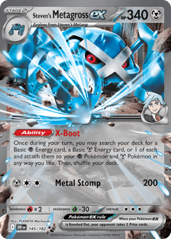 Steven's Metagross ex – Double Rare – Destined Rivals