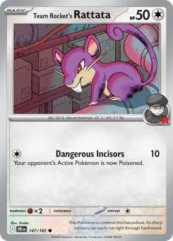 Team Rocket's Rattata – Common – Destined Rivals