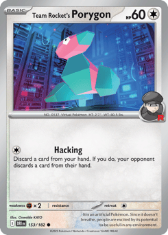 Team Rocket's Porygon – Common – Destined Rivals