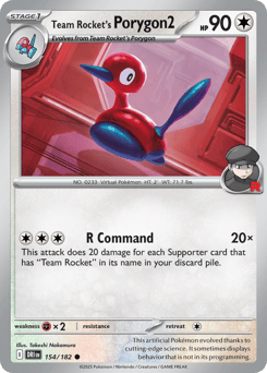 Team Rocket's Porygon2 – Common – Destined Rivals