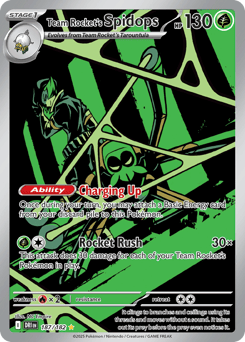 Team Rocket's Spidops – Illustration Rare