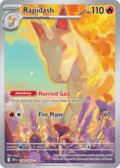 Rapidash – Illustration Rare – Destined Rivals
