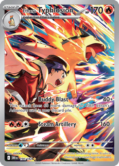 Ethan's Typhlosion – Illustration Rare – Destined Rivals