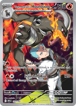 Team Rocket's Houndoom – Illustration Rare