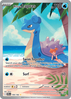 Misty's Lapras – Illustration Rare