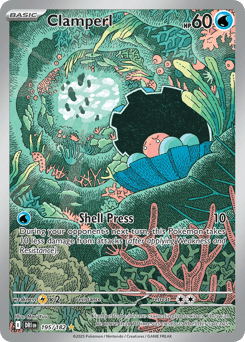 Clamperl – Illustration Rare – Destined Rivals
