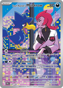 Team Rocket's Murkrow – Illustration Rare