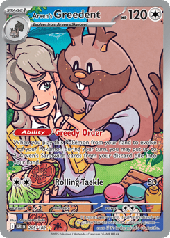 Arven's Greedent – Illustration Rare – Destined Rivals