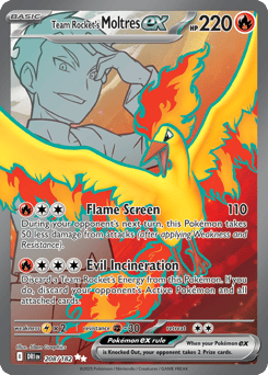 Team Rocket's Moltres ex – Ultra Rare – Destined Rivals