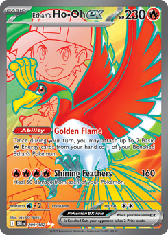 Ethan's Ho-Oh ex – Ultra Rare – Destined Rivals