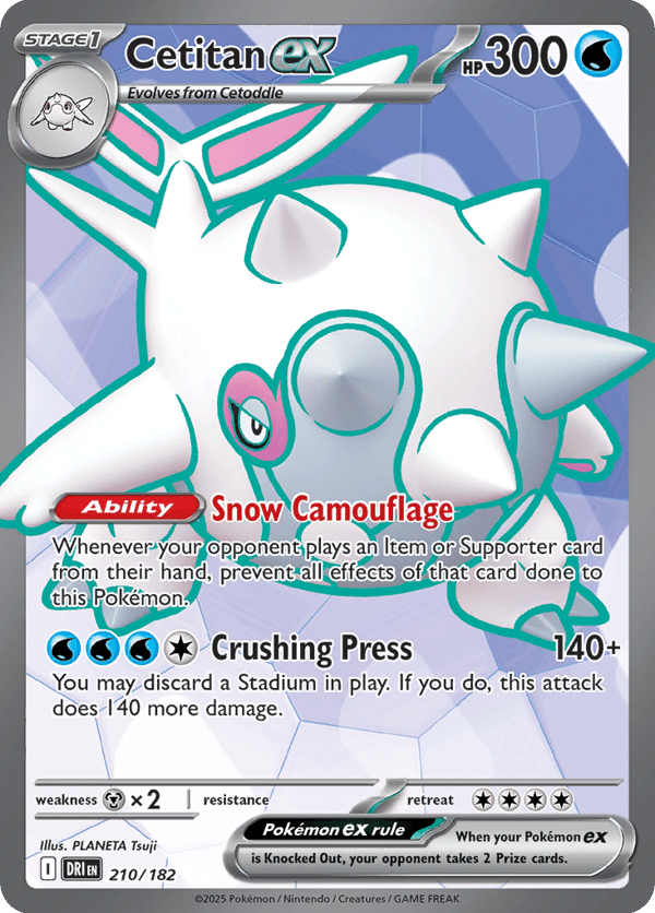 Cetitan ex – Ultra Rare – Destined Rivals