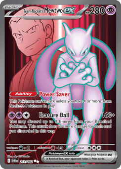 Team Rocket's Mewtwo ex – Ultra Rare – Destined Rivals