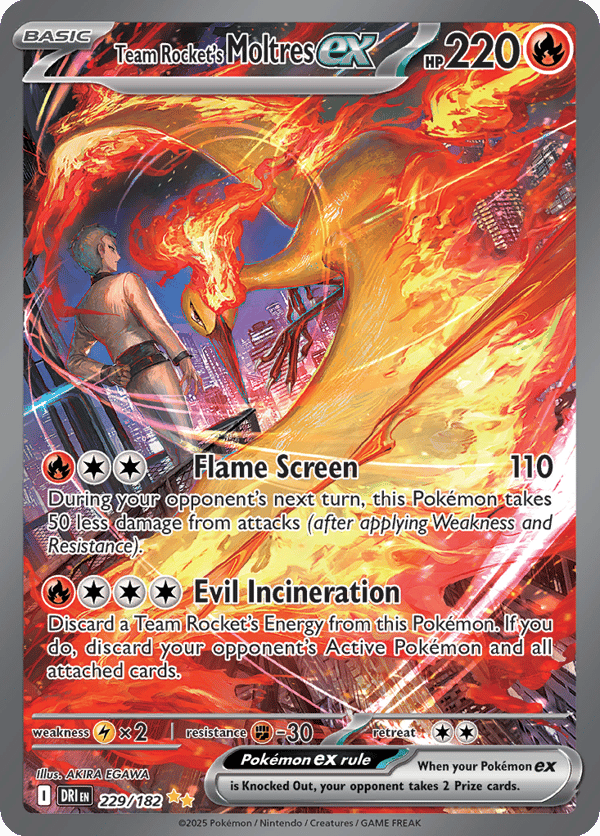 Team Rocket's Moltres ex – Destined Rivals