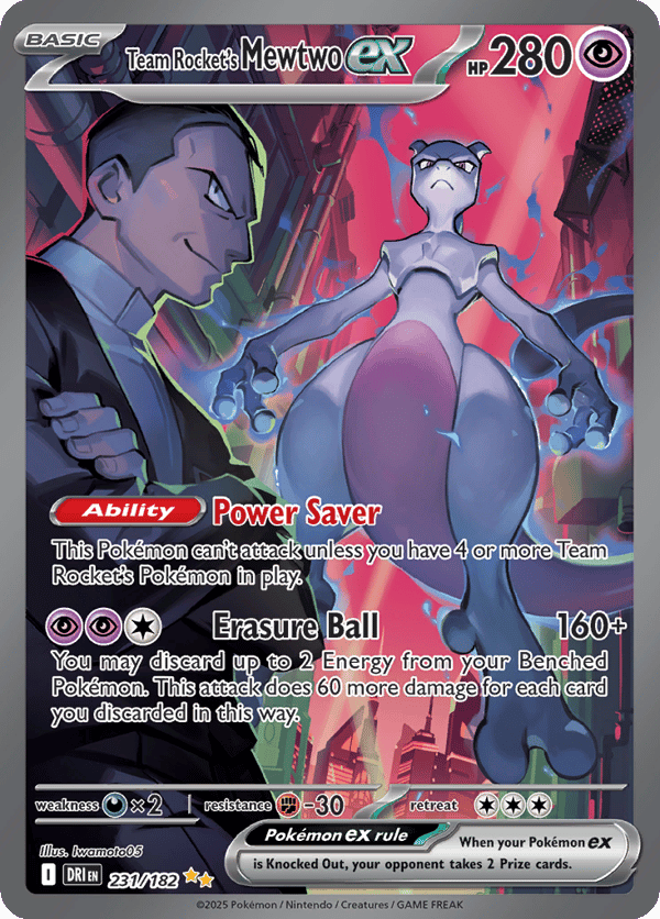 Team Rocket's Mewtwo ex – Destined Rivals