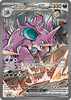 Team Rocket's Nidoking ex – Special Illustration Rare – Destined Rivals