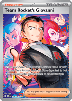 Team Rocket's Giovanni – Special Illustration Rare