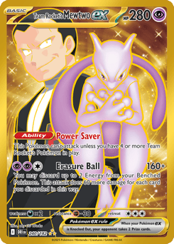 Team Rocket's Mewtwo ex – Hyper Rare – Destined Rivals