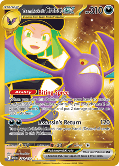 Team Rocket's Crobat ex – Hyper Rare