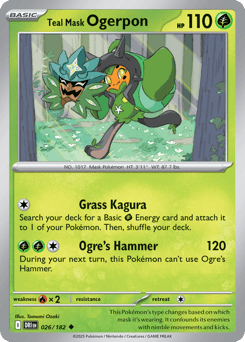 Teal Mask Ogerpon – Uncommon – Destined Rivals