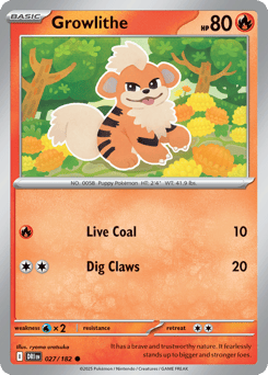 Growlithe – Common – Destined Rivals