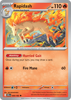 Rapidash – Uncommon – Destined Rivals