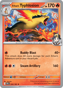 Ethan's Typhlosion – Rare – Destined Rivals