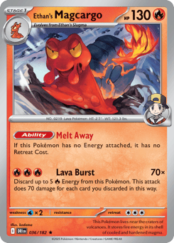 Ethan's Magcargo – Rare – Destined Rivals