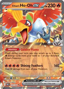 Ethan's Ho-Oh ex – Double Rare – Destined Rivals