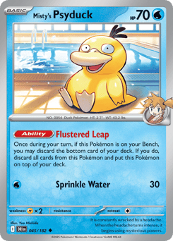Misty's Psyduck – Uncommon – Destined Rivals