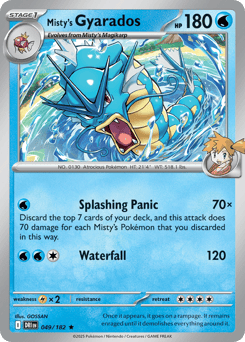 Misty's Gyarados – Rare – Destined Rivals